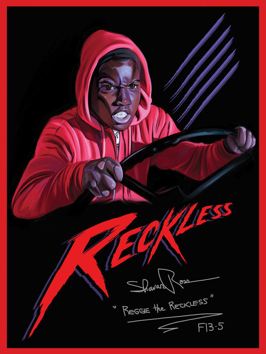 Signed Reggie The Reckless Poster Friday The 13th Part 5 Art Print (18"x24")
