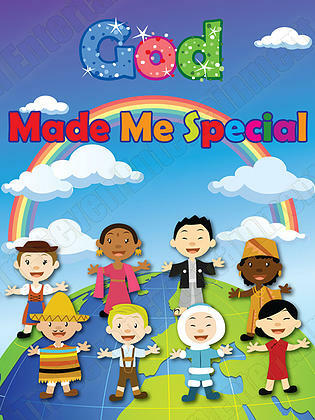 Children's Poster God Made Me Special Series 3 (18"x24")