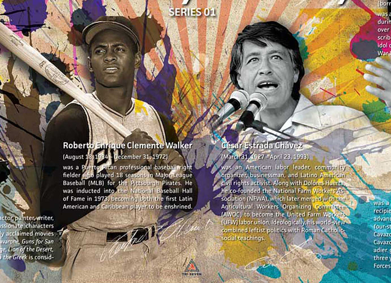 Famous Hispanic People Poster Series 01 (24"x18")