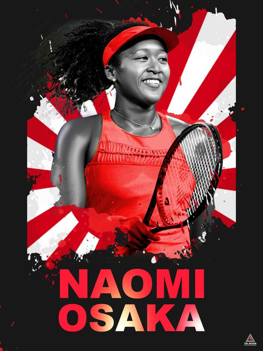 Naomi Osaka Poster Wall Art Print (18"x24")
