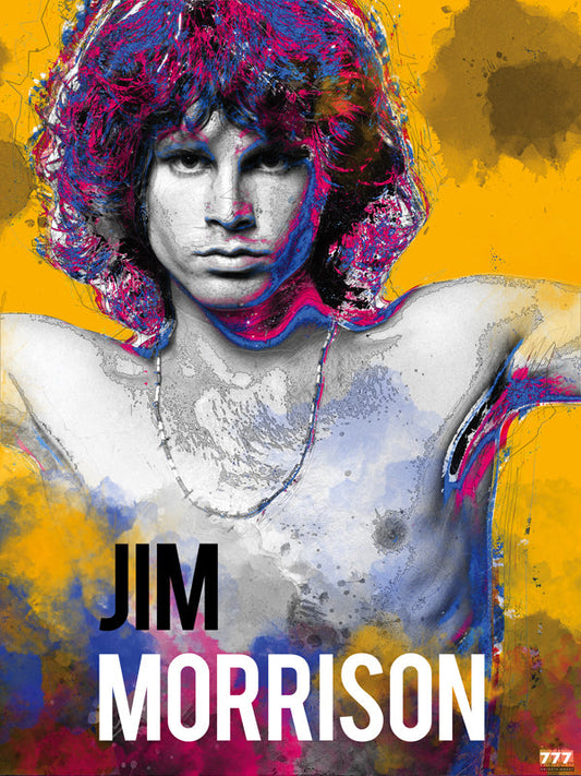 Jim Morrison Poster Music Wall Art Print (18"x24")