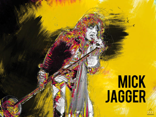 Mick Jagger Poster Music Wall Art Print (24"x18")