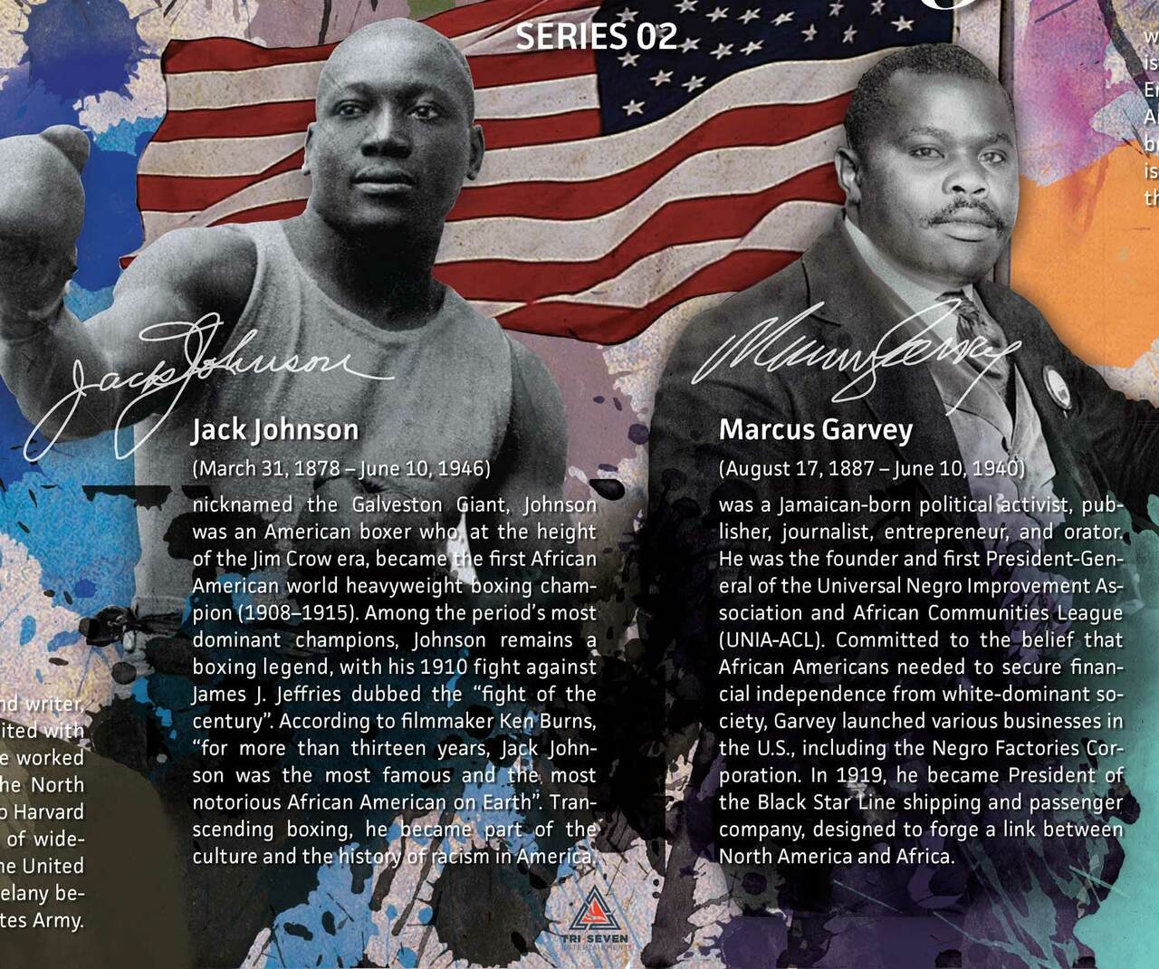 Famous Black History People Poster Series 02 (24"x18")