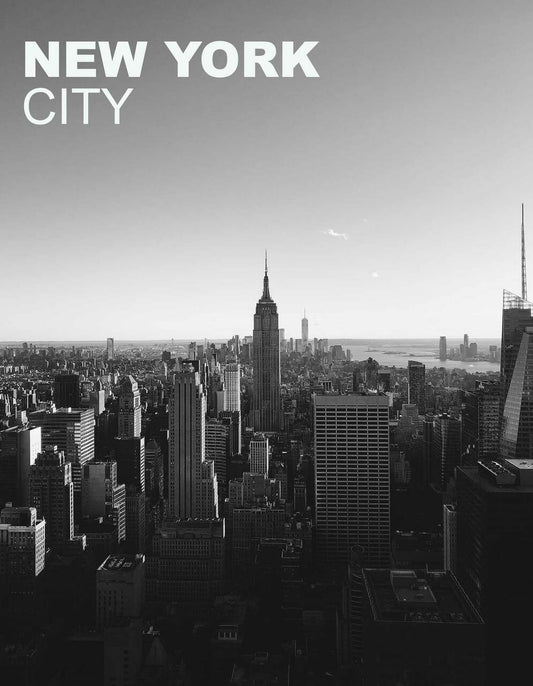 New York City Poster Empire State Building Wall Art Print (18"x24")