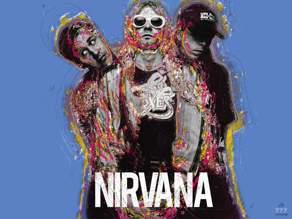 Nirvana Poster Music Wall Art Print (24"x18")