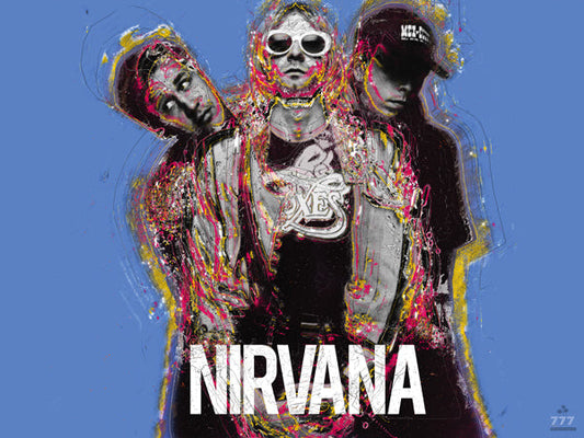 Nirvana Poster Music Wall Art Print (24"x18")