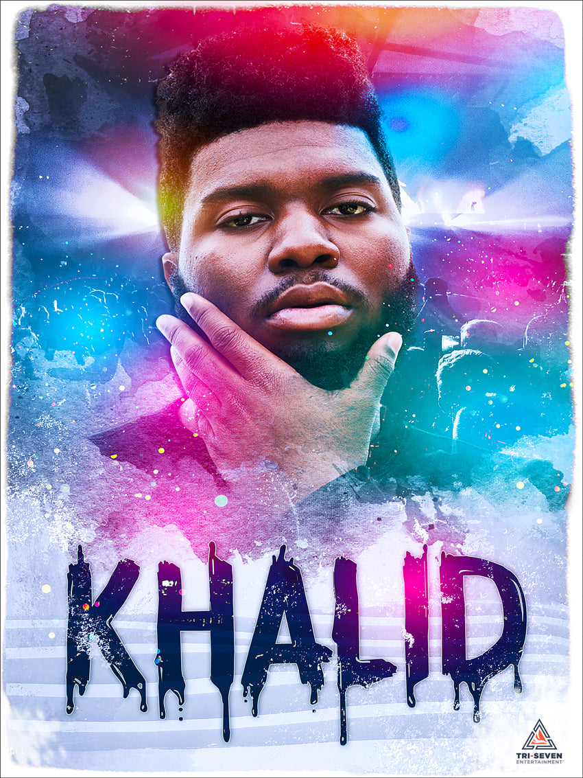 Khalid Poster Wall Art Print (18"x24")