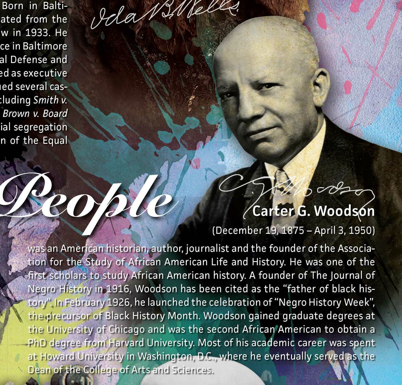 Famous Black History People Poster Series 03 (24"x18")