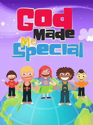 Children's Poster God Made Me Special Series 1 (18"x24")