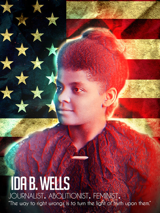 Ida B Wells Poster Turn the Light of Truth Upon Them Quote (18"x24")