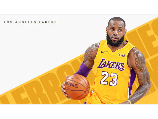 LeBron James Poster Los Angeles Lakers 23 Photo Wall Art Print (24"x18")
