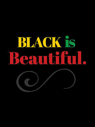 Black is Beautiful Poster (18"x24")