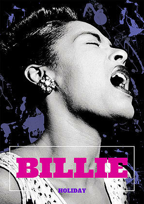 Billie Holiday Poster Lady Day Art Print (18"x24")