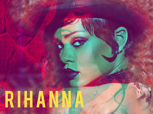 Rihanna Poster Photo Art Print (24"x18")
