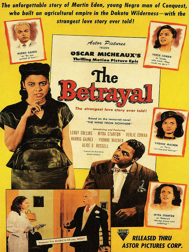 The Betrayal Movie Poster Oscar Micheaux (1948) (18"x24")