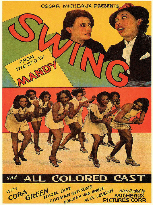 Swing Movie Poster Oscar Micheaux (1938) (18"x24")
