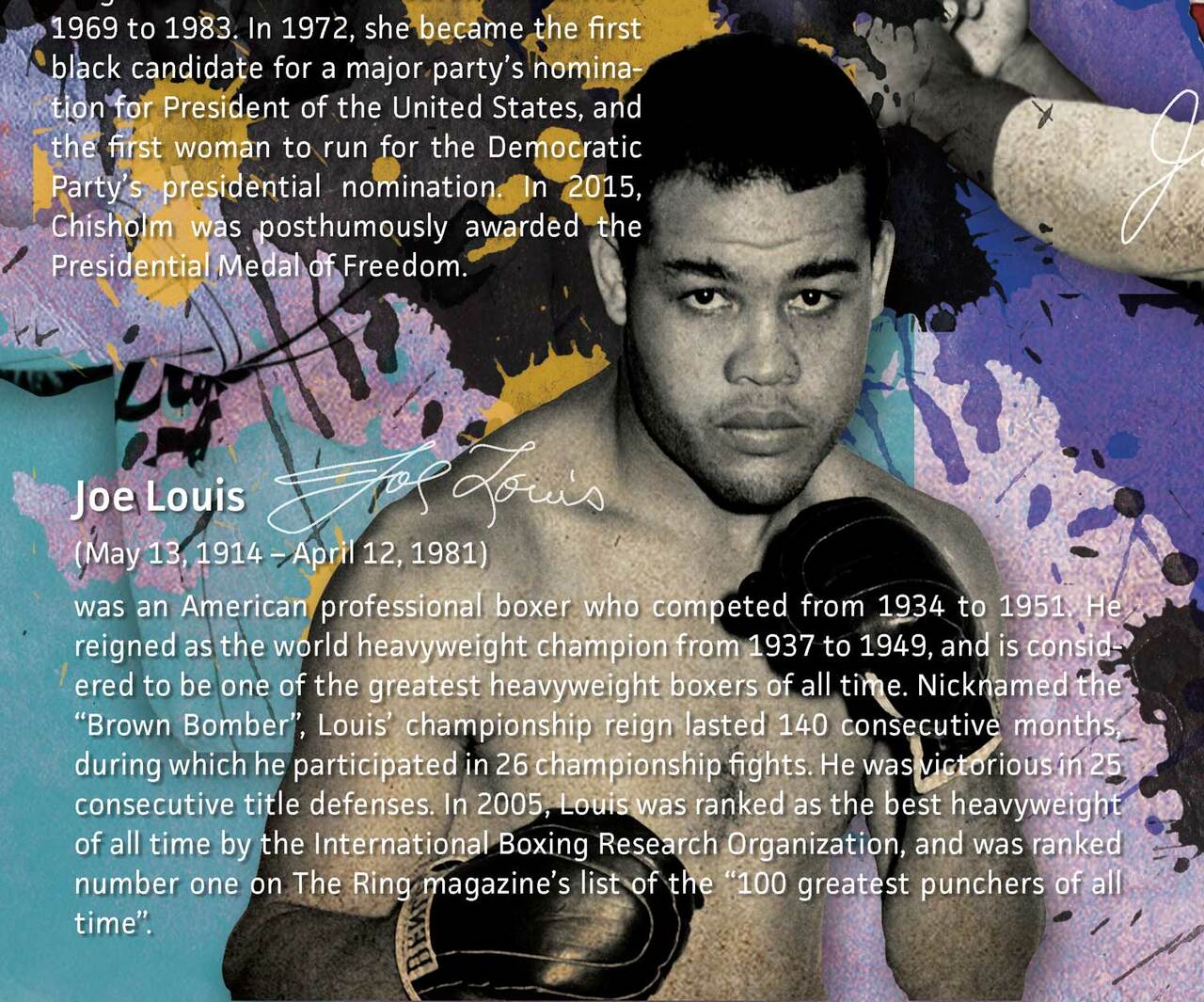 Famous Black History People Poster Series 03 (24"x18")