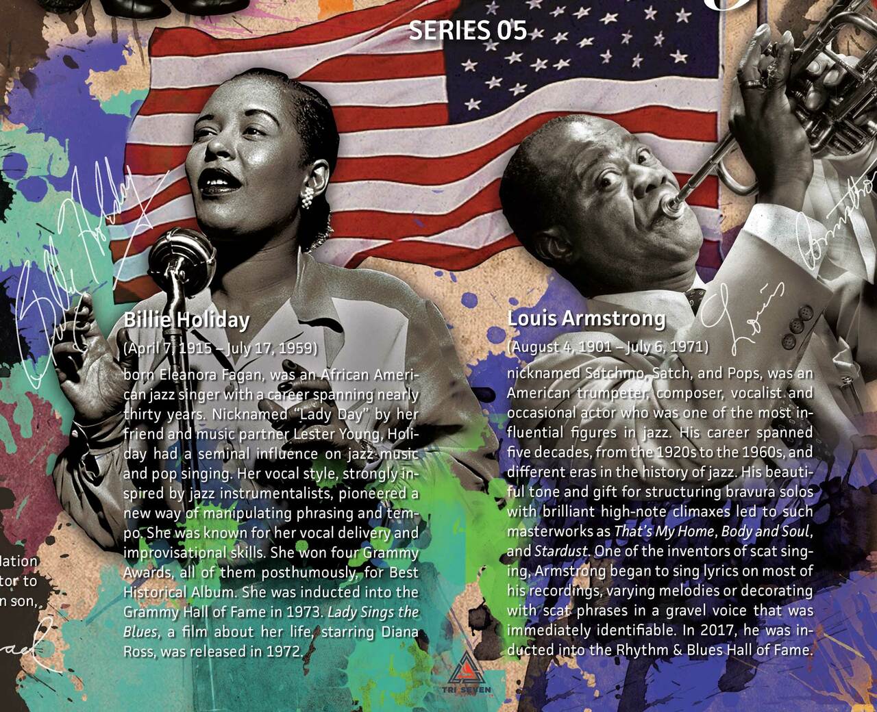 Famous Black History People Poster Series 05 (24"x18")