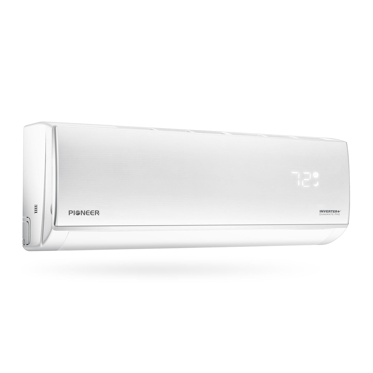 Pioneer® Diamante Pro™ 12,000 BTU 23 SEER2 230V High-Wall Ductless Mini-Split Air Conditioner Inverter Heat Pump with 16 Ft. Kit