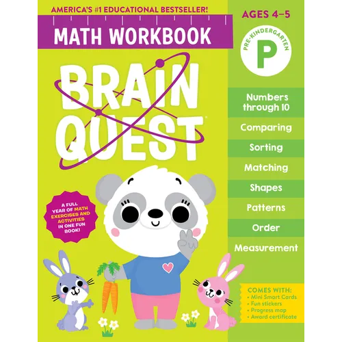 Brain Quest Math Workbook: Pre-Kindergarten