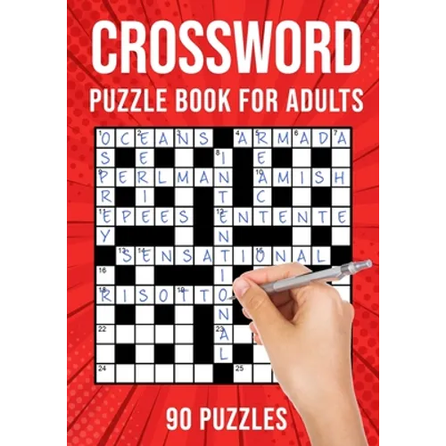 Crossword Puzzle Books for Adults: Quick Cross Word Puzzles Activity Book 90 Puzzles (US Version)