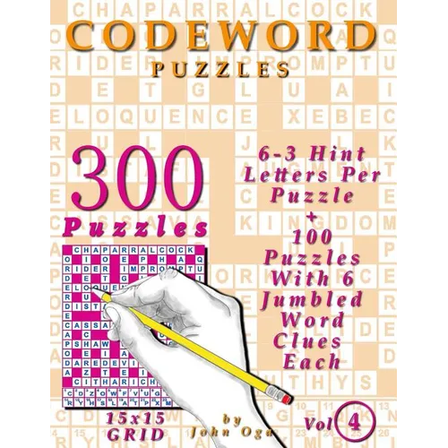 Codeword Puzzles: 300 Puzzles, Volume 4