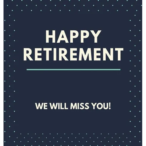 Happy Retirement Guest Book (Hardcover): Guestbook for retirement, message book, memory book, keepsake, retirment book to sign