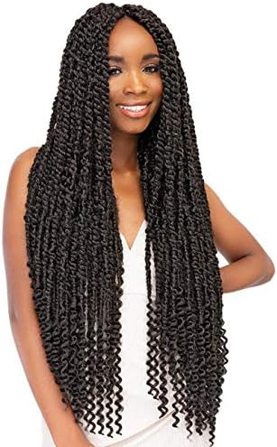 Janet Collection Nalatress Synthetic Hair Crochet Braid - PASSION TWIST BRAID 24"