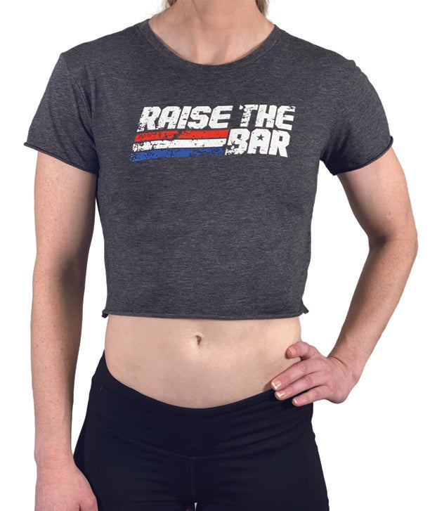 WOMEN'S RAISE THE BAR PATRIOT CROP TANK - JerkFit - Little Red General Store