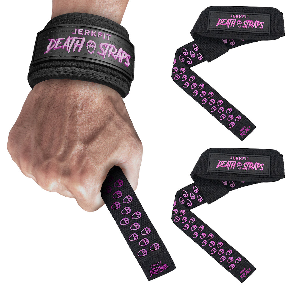 JerkFit Death Straps, Traditional Lifting Straps with Double Sided Skull - Grip - JerkFit - Little Red General Store
