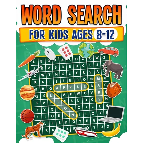 Word Search for Kids Ages 8-12 100 Fun Word Search Puzzles Kids Activity Book Large Print Paperback