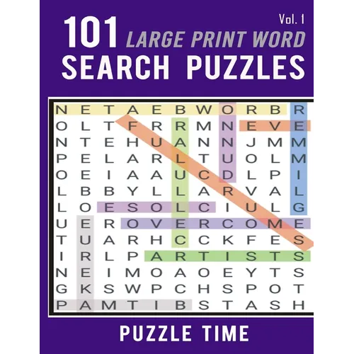101 Large Print Word Search Puzzles