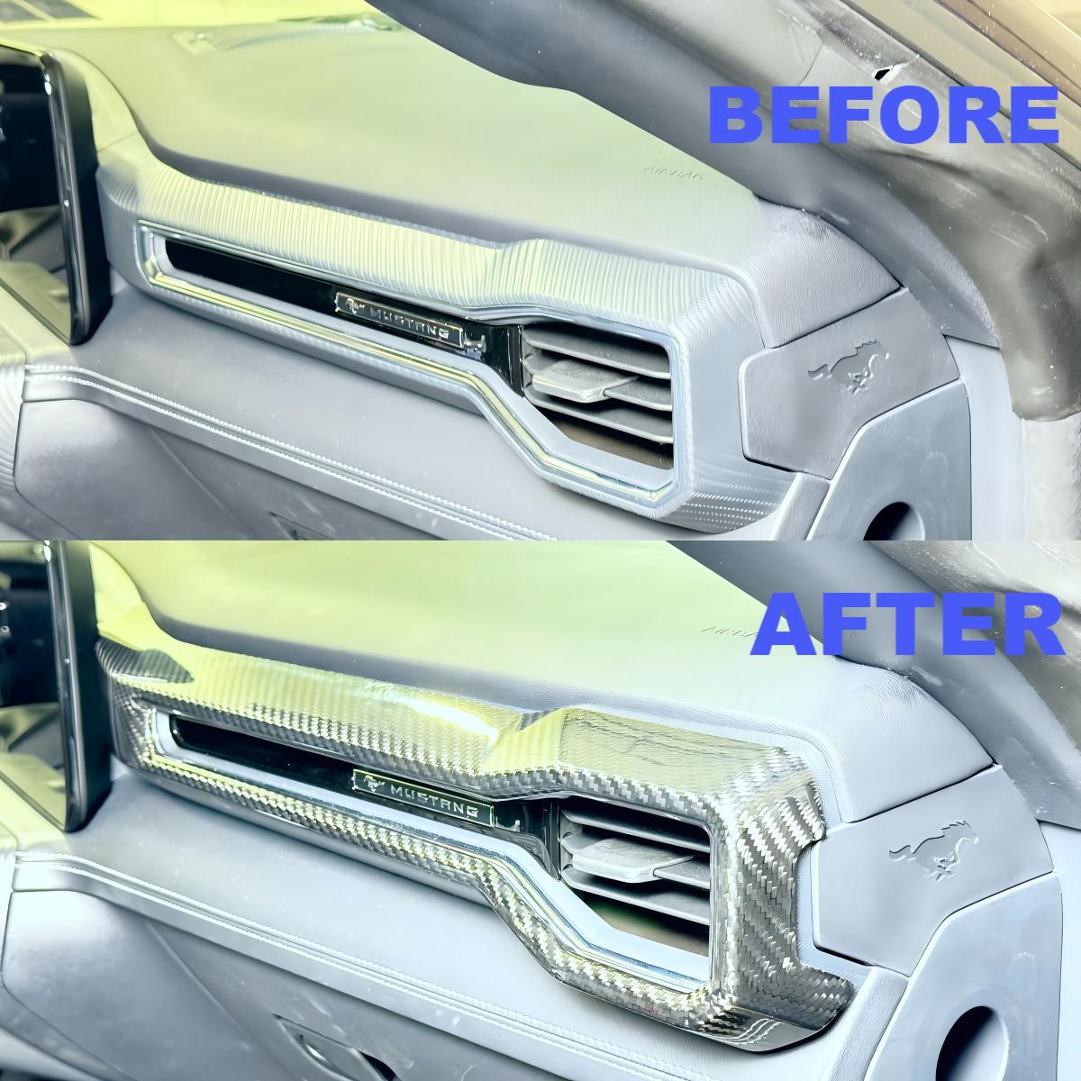 JSD Dry Carbon Fiber Co - pilot AC Outlet Cover for Mustang 2024 2025 - JSD Space - Little Red General Store