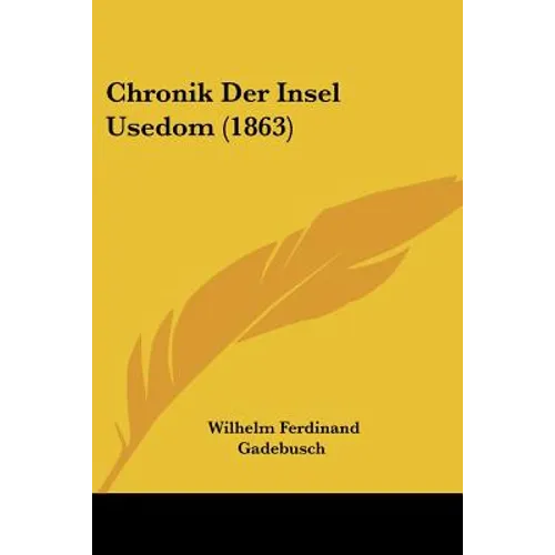 Chronik Der Insel Usedom (1863)