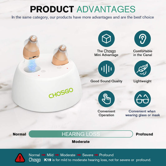 K19R Rechargeable OTC $99 Hearing Aids