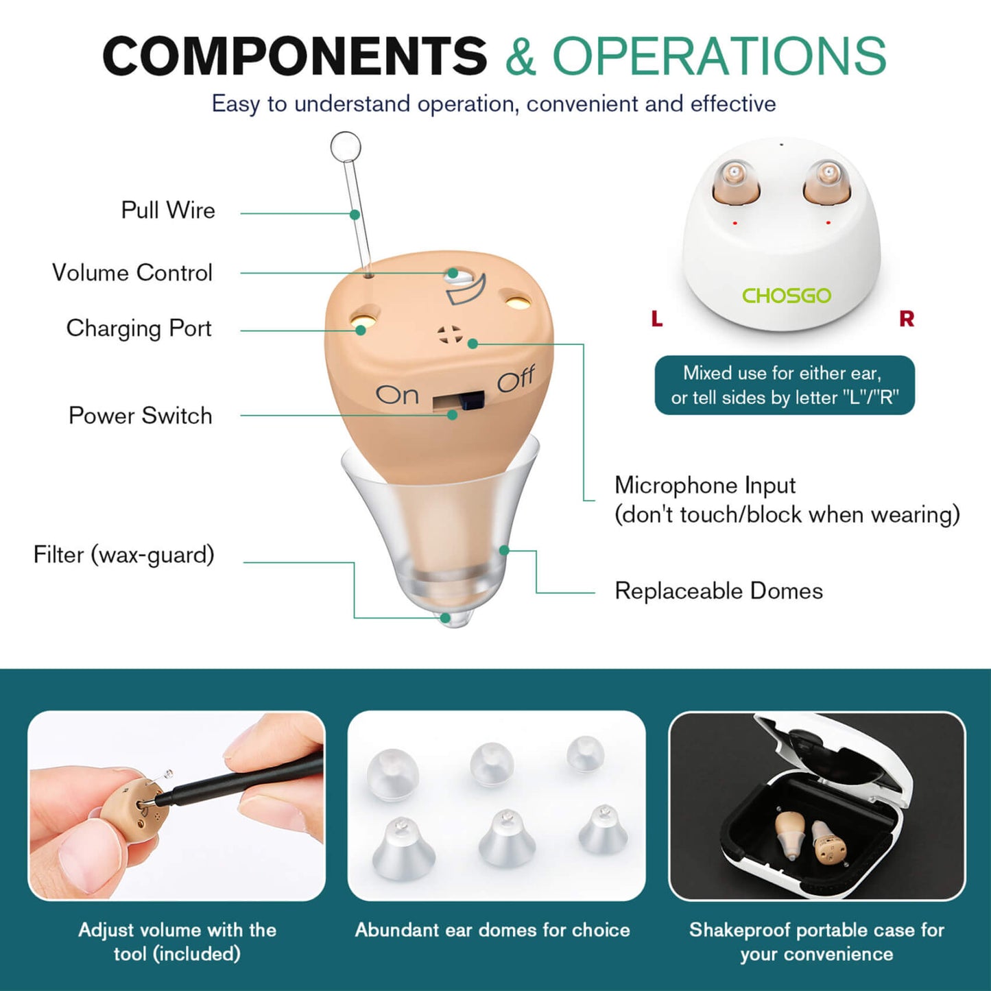 K19R Rechargeable OTC $99 Hearing Aids