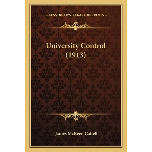 University Control (1913)