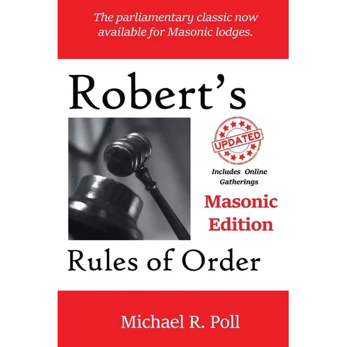 Robert's Rules of Order: Masonic Edition