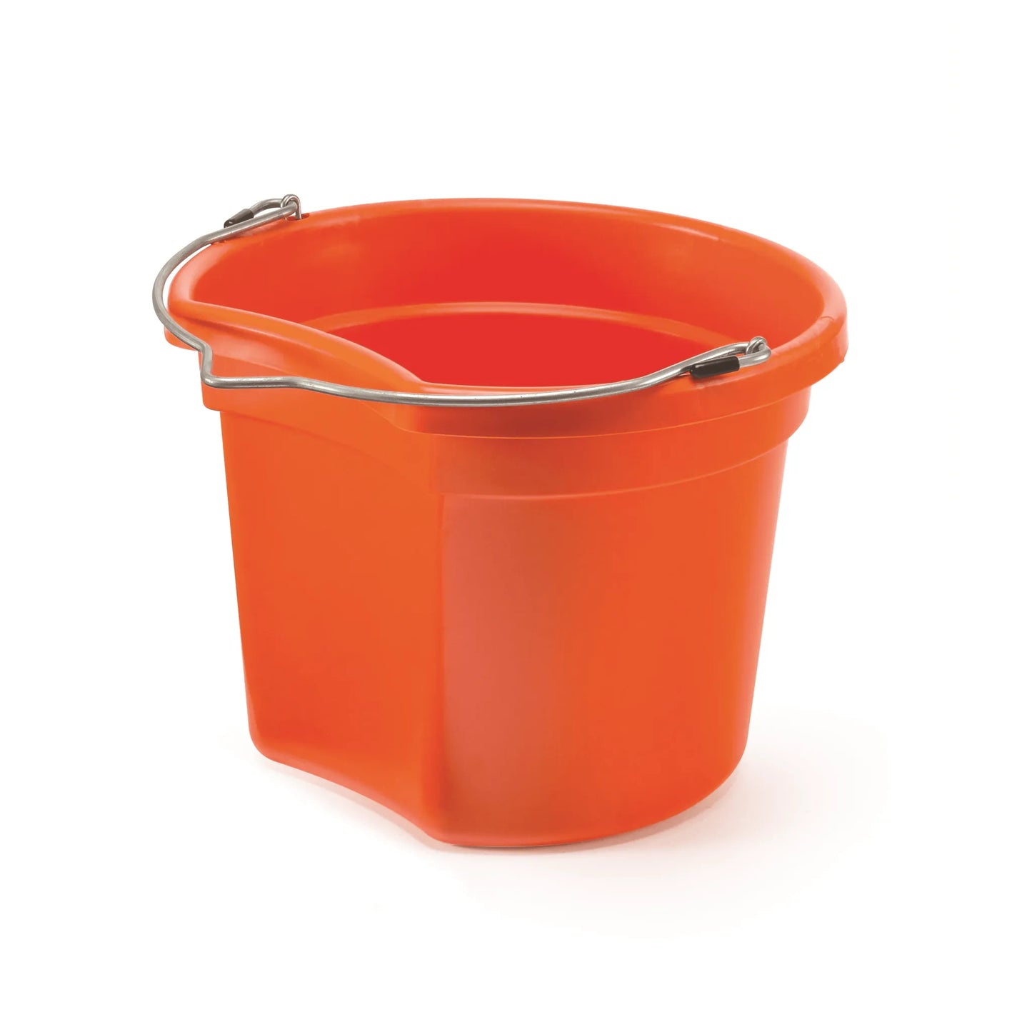 KD-154 8 Qt. Flat Back Silver Line Bucket