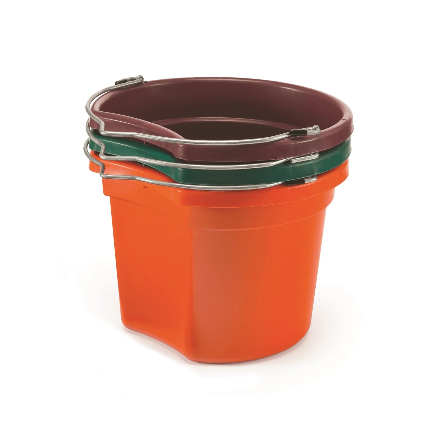 KD-154 8 Qt. Flat Back Silver Line Bucket