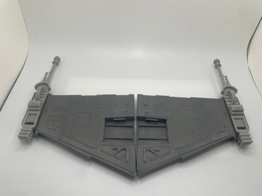 Kenner B-Wing fighter Top and Bottom & Cannons set REPRO