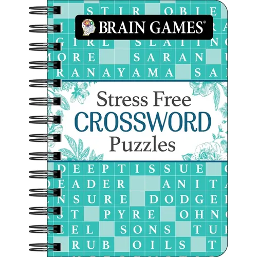 Brain Games - To Go - Stress Free: Crossword Puzzles (Teal): Volume 2