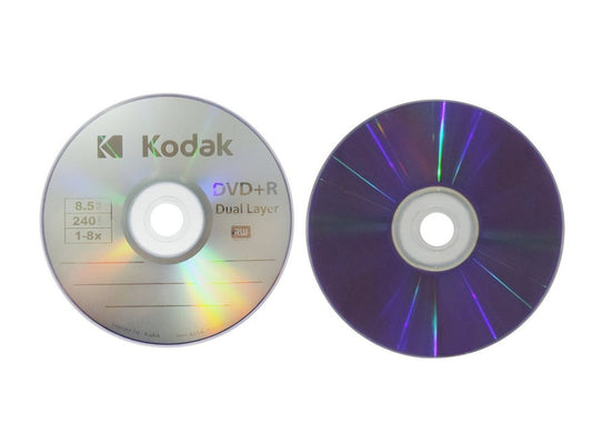 Kodak Double Layer 8.5GB 8X DVD+R DL (Logo Top)