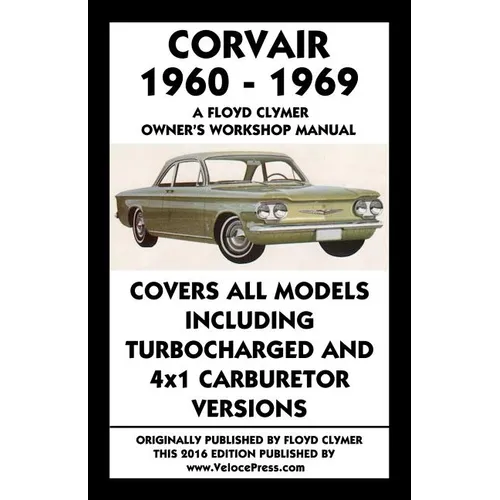 Corvair 1960-1969 Owner's Workshop Manual
