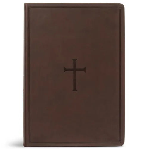 CSB Super Giant Print Reference Bible, Value Edition, Brown Leathertouch