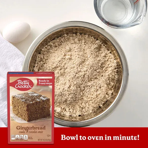 Betty Crocker Gingerbread Cake and Cookie Mix