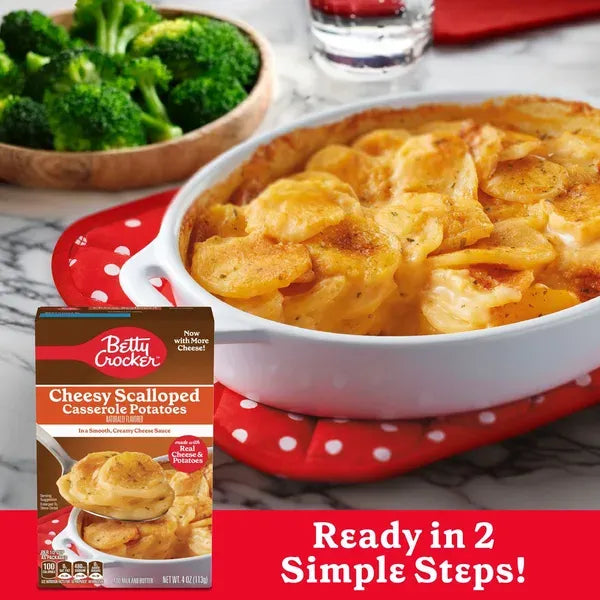 Betty Crocker Cheesy Scalloped Casserole Potatoes