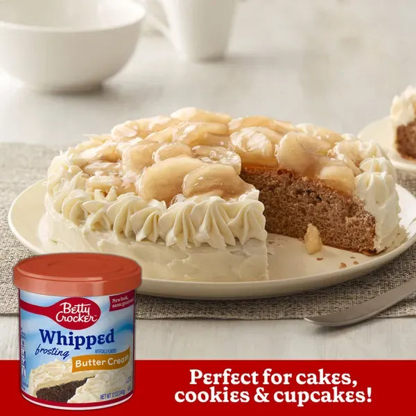 Betty Crocker Gluten Free Whipped Butter Cream Frosting