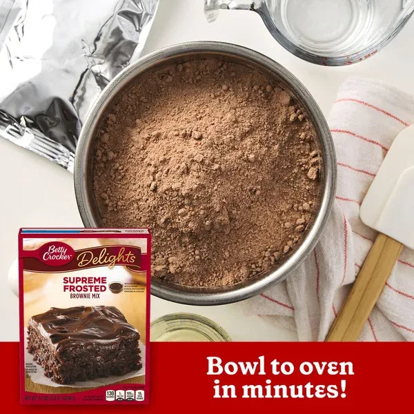 Betty Crocker Delights Supreme Frosted Brownie Mix