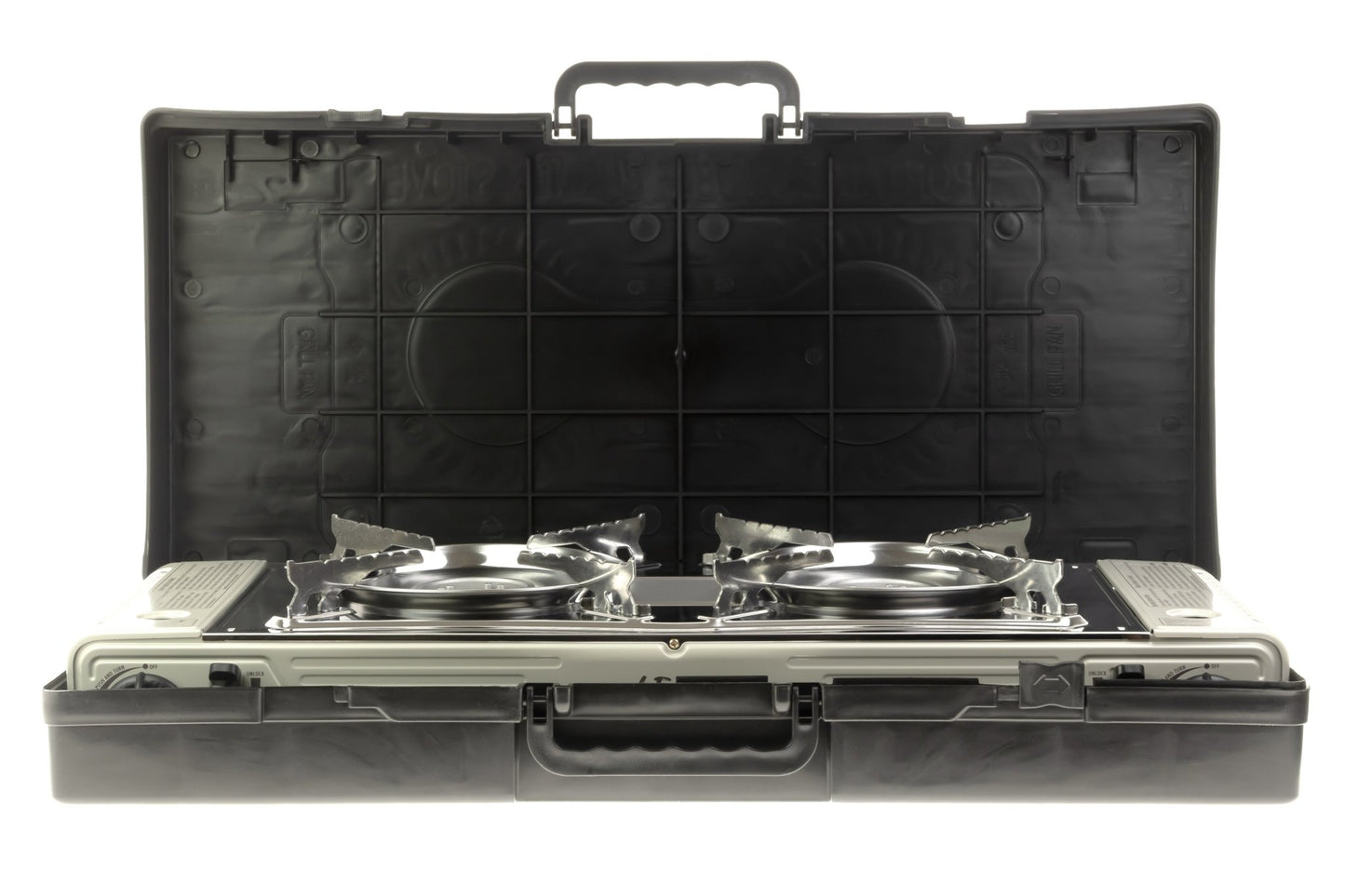 Leafy, Butane Gas Twin Burner Chef Gas Stove with Case (15,000 BTU) (gas cartridge not included) - Leafy, - Little Red General Store